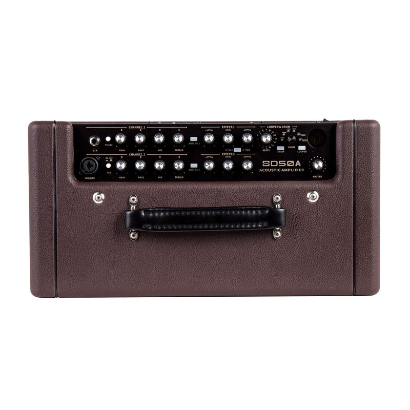 -Mooer 'Shadow' SD50A 50 Watt Acoustic Guitar Amplifier-Living Music