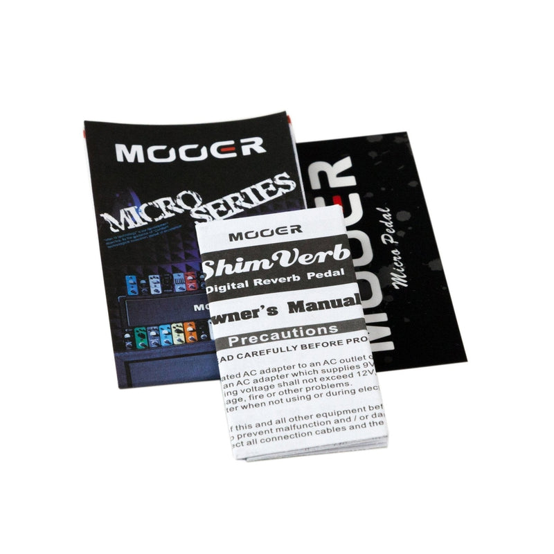 MEP-SV-Mooer ShimVerb Reverb Micro Guitar Effects Pedal-Living Music