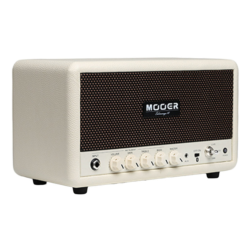 -Mooer 'SilverEye 10' 2x16 Watt Stereo HiFi Speaker and Desktop Instrument Amplifier-Living Music