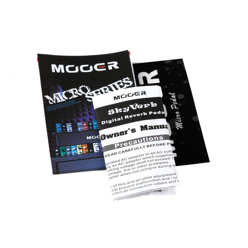 MEP-SKV-Mooer SkyVerb Digital Reverb Micro Guitar Effects Pedal-Living Music