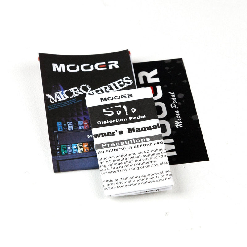 -Mooer Solo High-Gain Distortion Micro Guitar Effects Pedal-Living Music