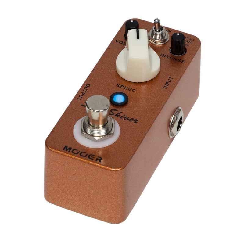 -Mooer Soul Shiver Chorus, Vibrato & Rotary Micro Guitar Effects Pedal-Living Music