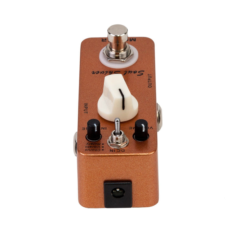 -Mooer Soul Shiver Chorus, Vibrato & Rotary Micro Guitar Effects Pedal-Living Music