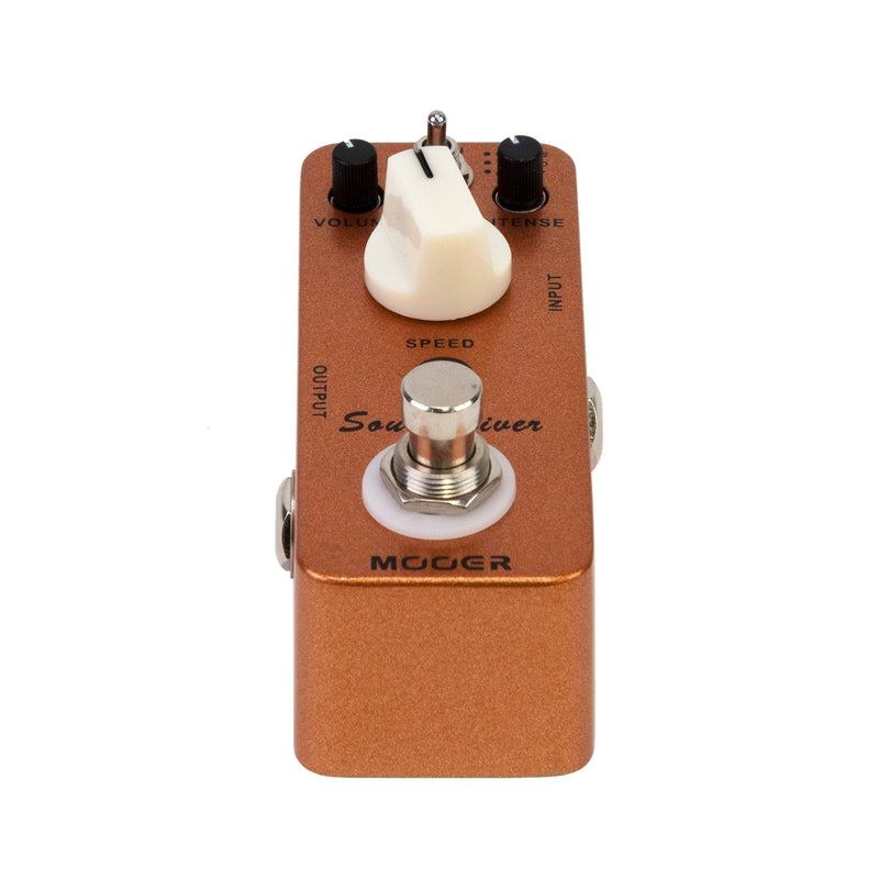 -Mooer Soul Shiver Chorus, Vibrato & Rotary Micro Guitar Effects Pedal-Living Music