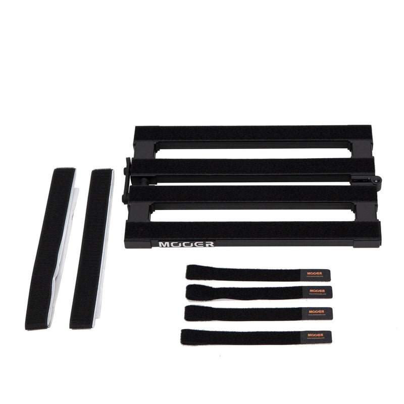 -Mooer 'Stomplate' Folding Pedal Board for 10 Micro Guitar Effects Pedals-Living Music