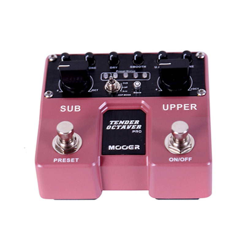MEP-TOPRO-Mooer Tender Octaver Pro Octave Dual Guitar Effects Pedal-Living Music