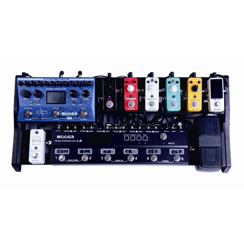 MEP-TF16S-Mooer 'Transform Series' Guitar Effect Pedal Board with Soft Case-Living Music