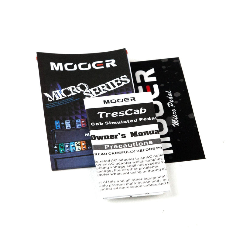 -Mooer Trescab Cabinet Simulator Micro Guitar Effects Pedal-Living Music