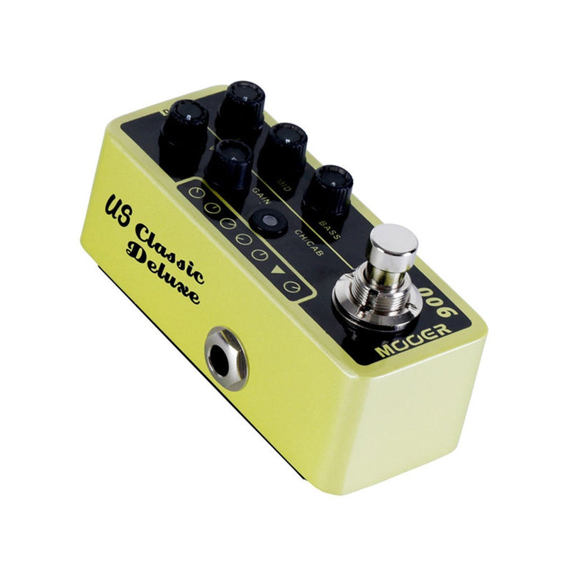 -Mooer 'US Classic Deluxe 006' Digital Micro Preamp Guitar Effects Pedal-Living Music