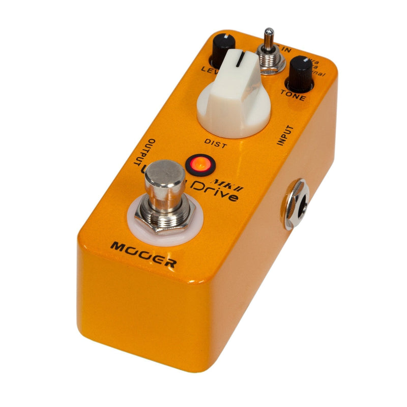 -Mooer Ultra Drive MKII Classic Rock Distortion Micro Guitar Effects Pedal-Living Music