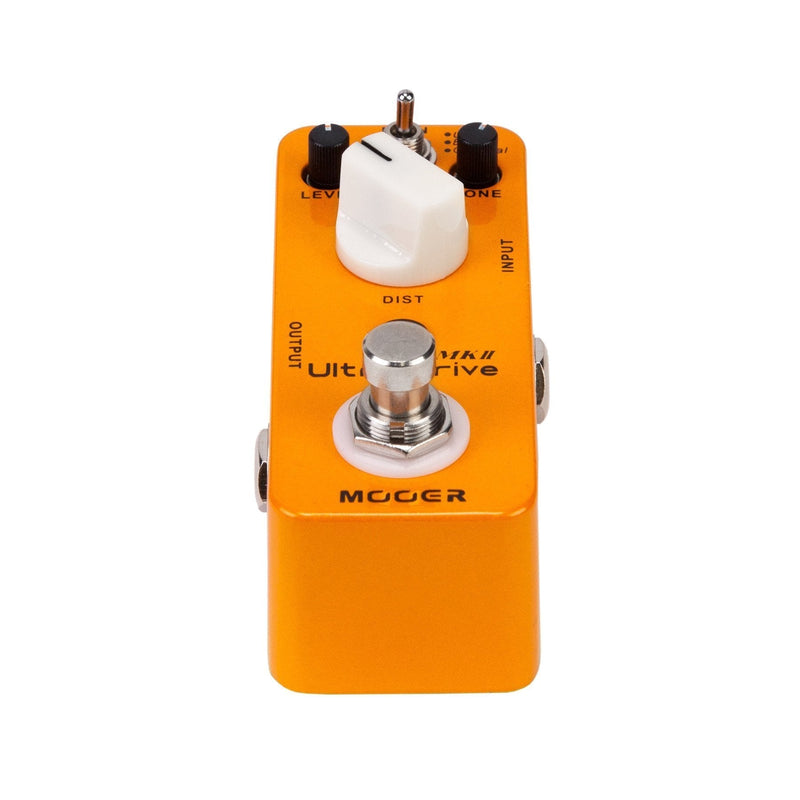 MEP-UD-Mooer Ultra Drive MKII Classic Rock Distortion Micro Guitar Effects Pedal-Living Music