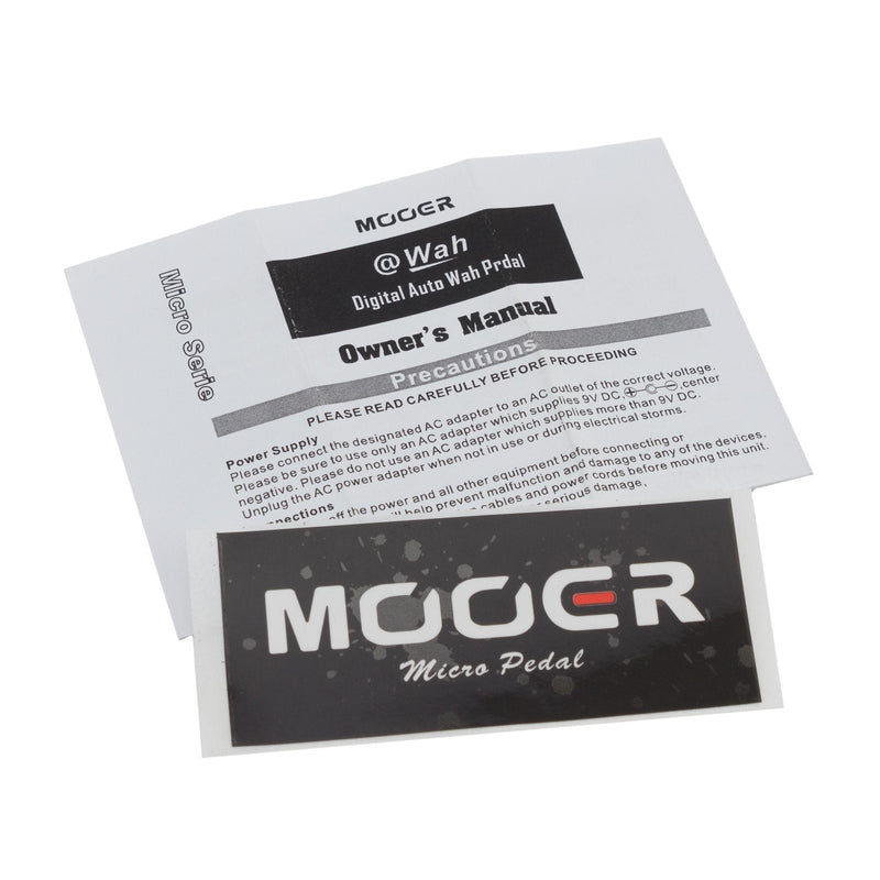 -Mooer '@Wah' Digital Wah Micro Guitar Effects Pedal-Living Music