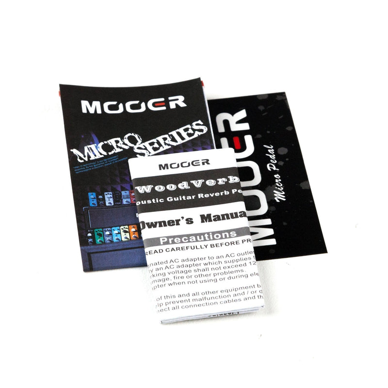 -Mooer WoodVerb Acoustic Reverb Micro Guitar Effects Pedal-Living Music
