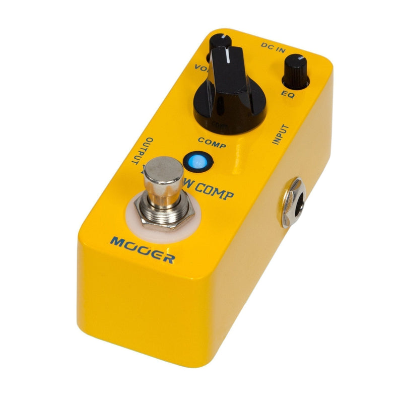 -Mooer Yellow Comp Compressor Micro Guitar Effects Pedal-Living Music