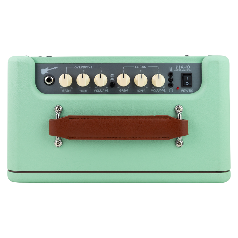 -Belcat PTA10 Valve Guitar Combo Amplifier (Mint Green)-Living Music