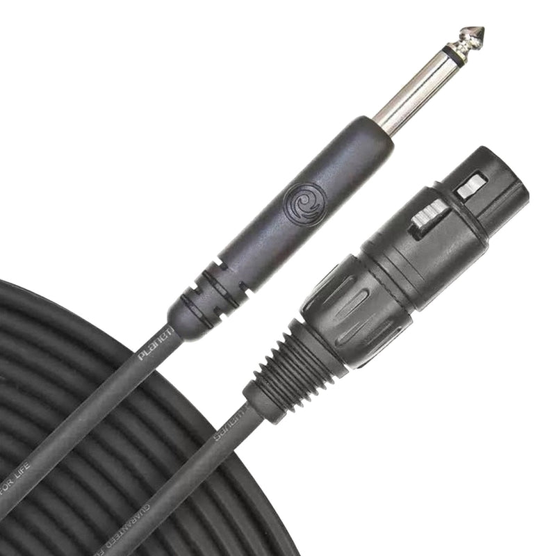 -Planet Waves 'Classic Series' Unbalanced XLR Female to 1/4" Jack Microphone Cable (7.6m)-Living Music