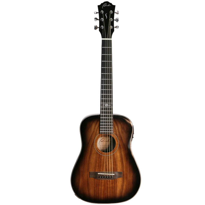 -Ranch 'Series 49' Left Handed Babe Traveller Acoustic-Electric Guitar (Blackburst Gloss)-Living Music