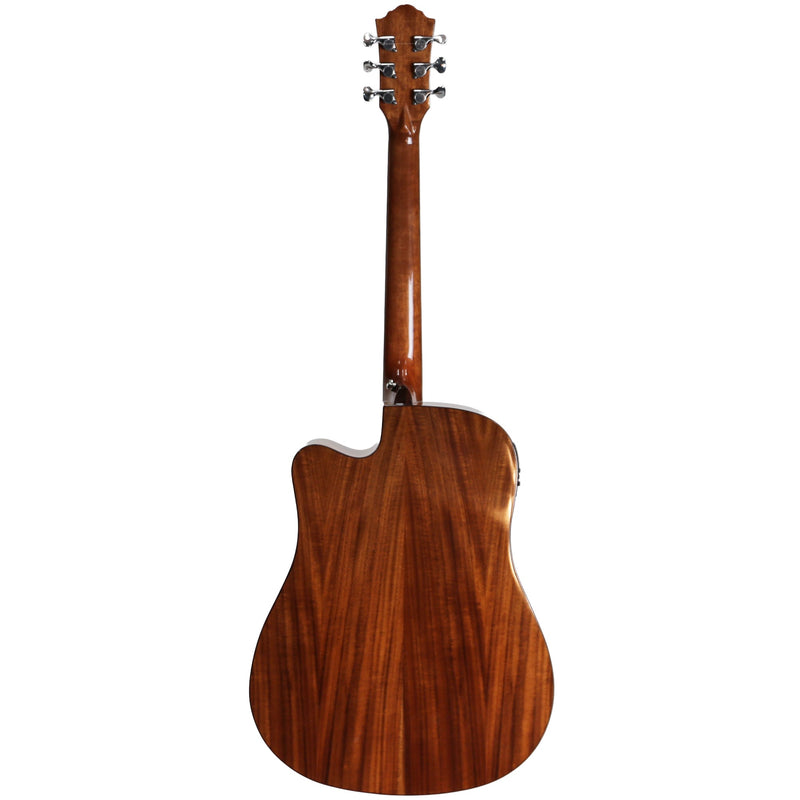 -Ranch 'Series 48' Dreadnought Cutaway Acoustic-Electric Guitar (Natural Gloss)-Living Music