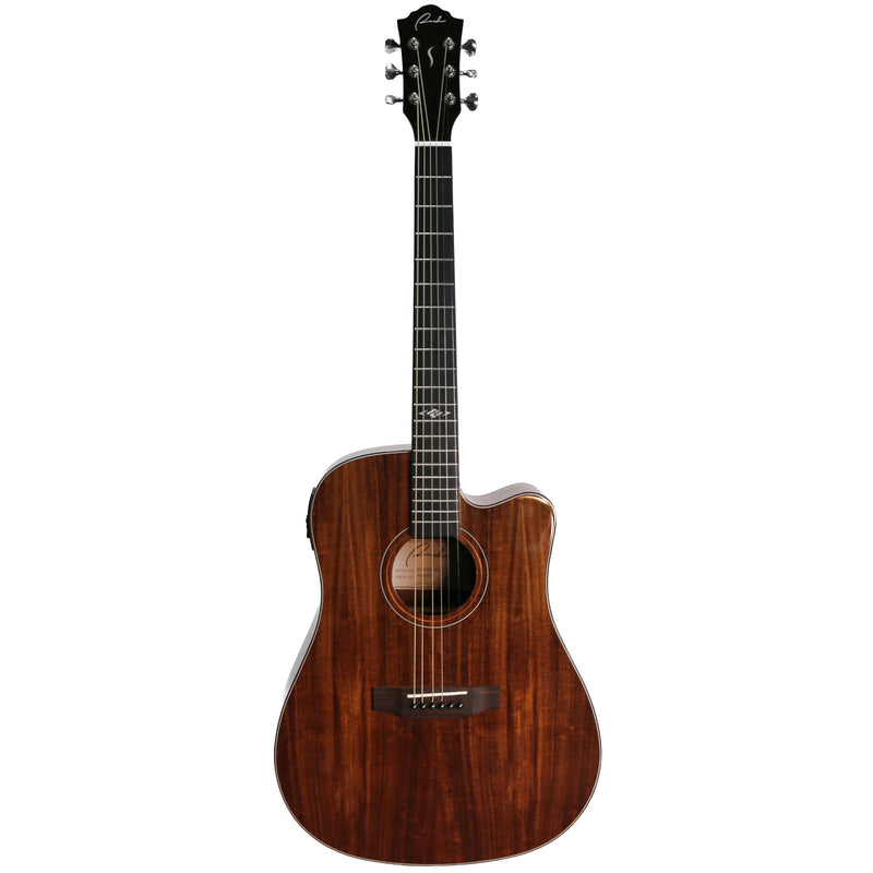 -Ranch 'Series 48' Dreadnought Cutaway Acoustic-Electric Guitar (Natural Gloss)-Living Music