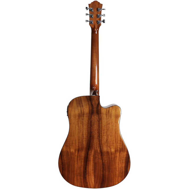 -Ranch 'Series 49' Left Handed Dreadnought Cutaway Acoustic-Electric Guitar (Blackburst Gloss)-Living Music