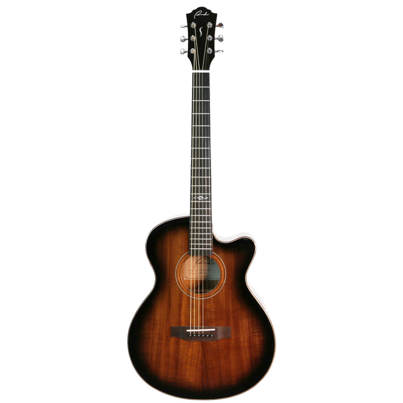 -Ranch 'Series 49' Folk Cutaway Acoustic-Electric Guitar (Blackburst Gloss)-Living Music