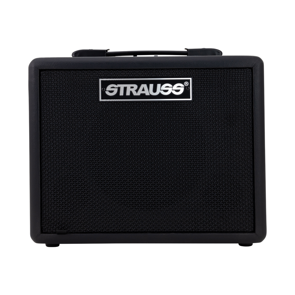 -Strauss GN10 10 Watt Vintage Guitar Combo Amplifier (Black)-Living Music