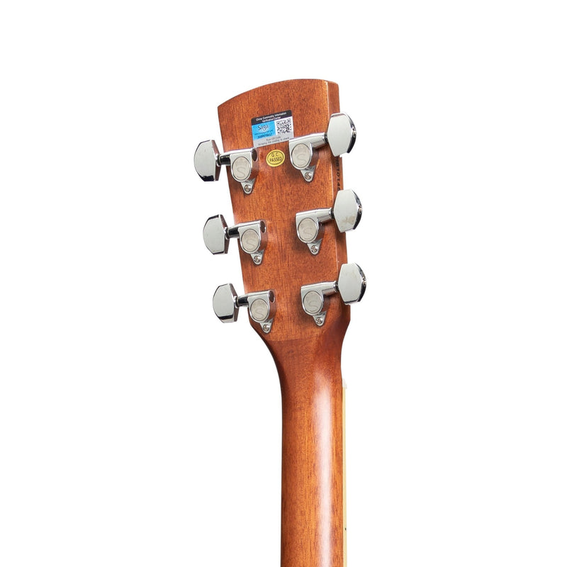 -Saga '700 Series' Solid Spruce Top Acoustic Dreadnought Guitar (Natural Satin)-Living Music