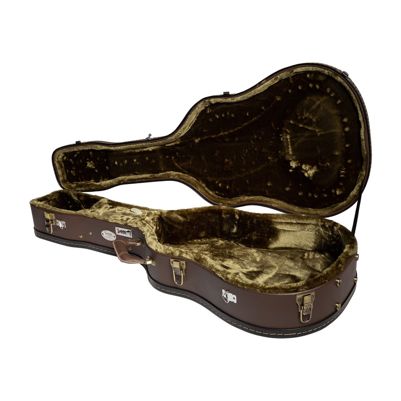 -Saga K1GNE Solid Koa Acoustic-Electric Guitar (Natural)-Living Music