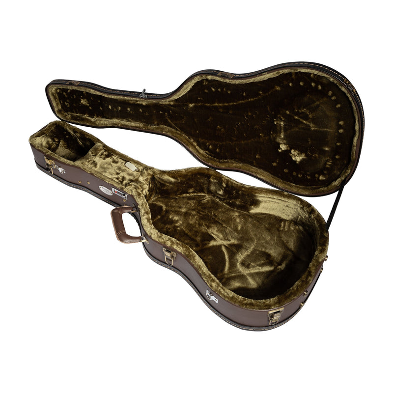 -Saga A1GCE All Solid Spruce Sapele Acoustic-Electric Guitar (Natural)-Living Music