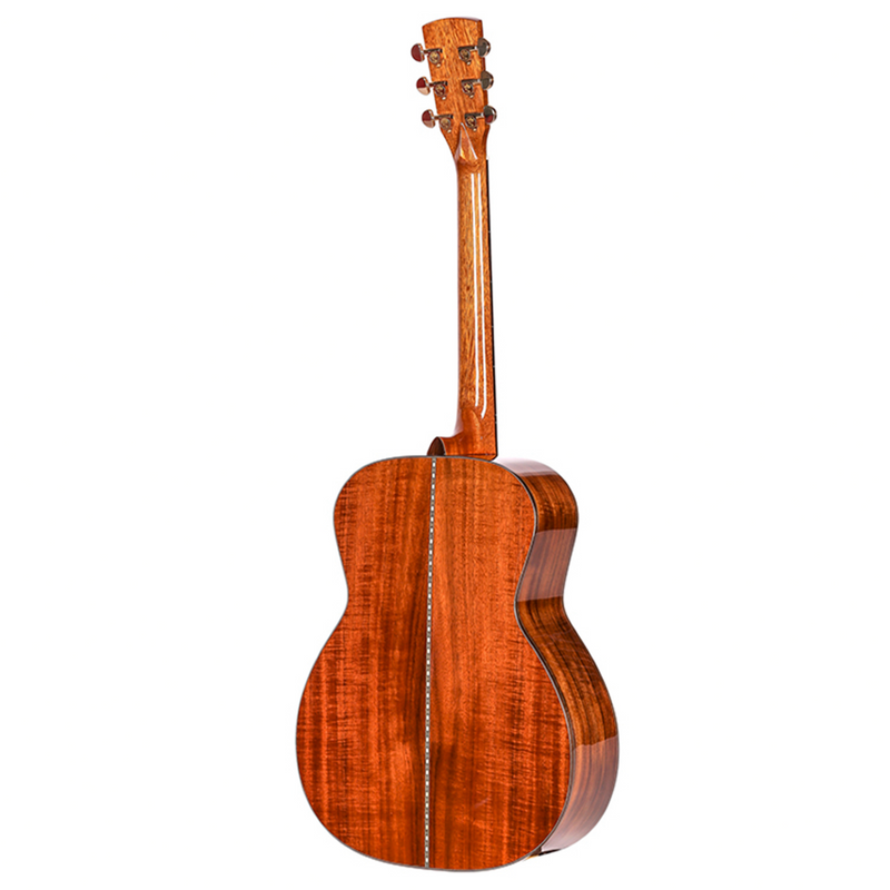 -Saga OL18 All Solid Folk Acoustic-Electric Guitar (Natural)-Living Music