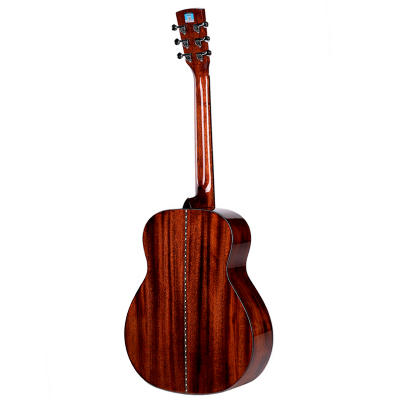 -Saga CC1 All Solid Top Small Body Acoustic Guitar (Natural)-Living Music
