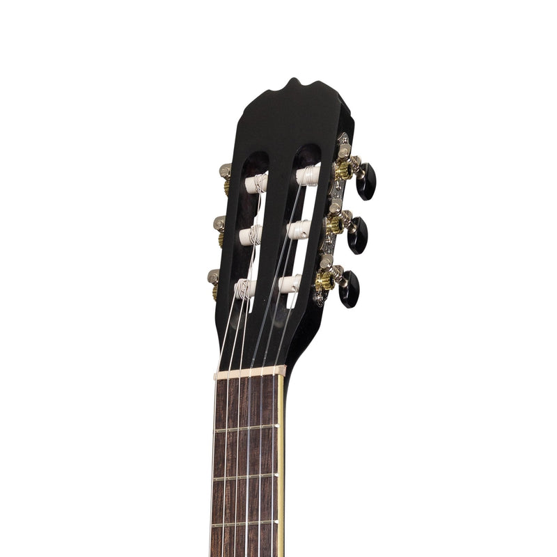 SC-34-BLK-Sanchez 1/2 Size Student Classical Guitar (Black)-Living Music