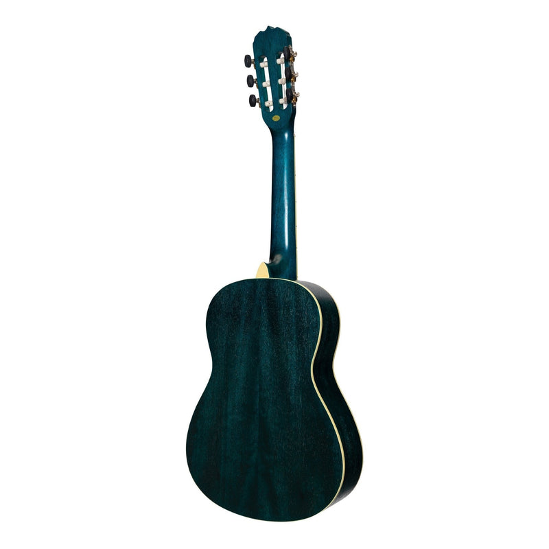 SC-34-BLU-Sanchez 1/2 Size Student Classical Guitar (Blue)-Living Music