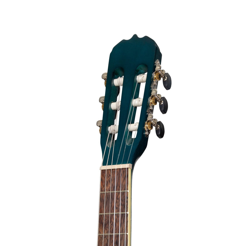 SC-34-BLU-Sanchez 1/2 Size Student Classical Guitar (Blue)-Living Music