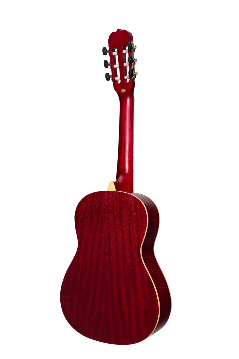 -Sanchez 1/2 Size Student Classical Guitar Pack (Wine Red)-Living Music