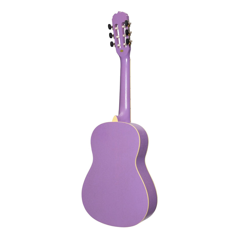 SC-34-PUR-Sanchez 1/2 Size Student Classical Guitar (Purple)-Living Music