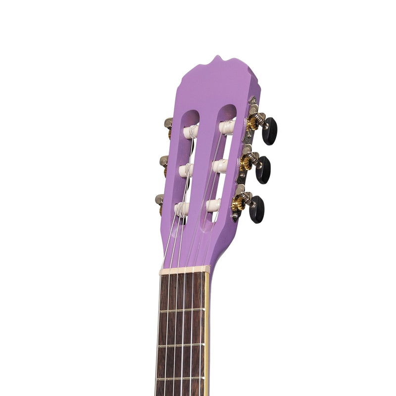 SC-34-PUR-Sanchez 1/2 Size Student Classical Guitar (Purple)-Living Music