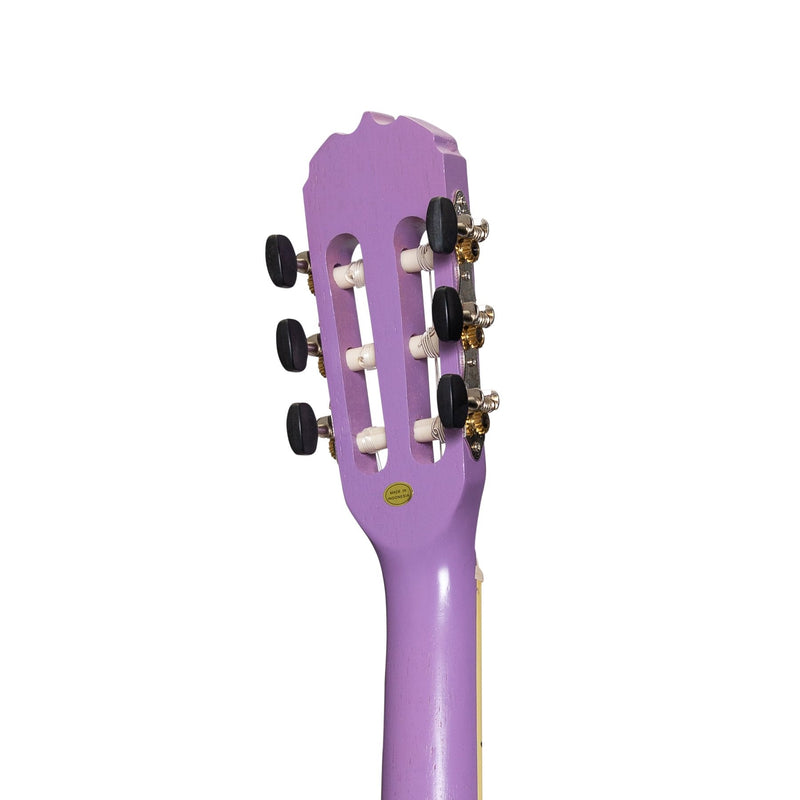 SC-34-PUR-Sanchez 1/2 Size Student Classical Guitar (Purple)-Living Music