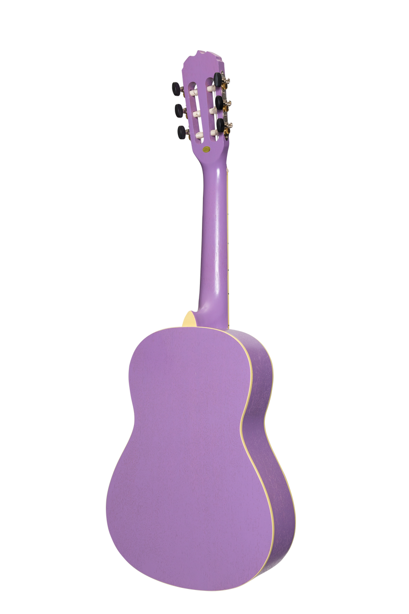 -Sanchez 1/2 Size Student Classical Guitar with Gig Bag (Purple)-Living Music