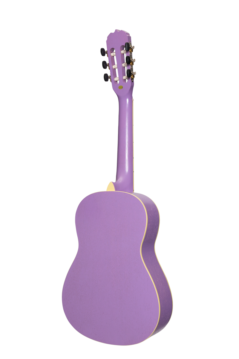 SS-C34-PUR-Sanchez 1/2 Size Student Classical Guitar with Gig Bag (Purple)-Living Music