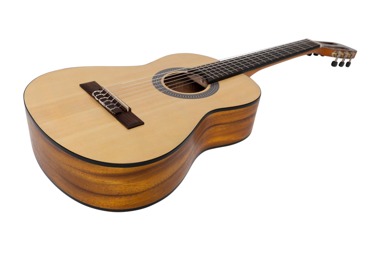-Sanchez 1/2 Size Student Classical Guitar with Gig Bag (Spruce/Koa)-Living Music