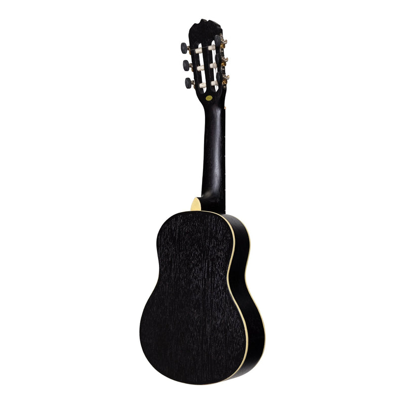 SC-30-BLK-Sanchez 1/4 Size Student Classical Guitar (Black)-Living Music