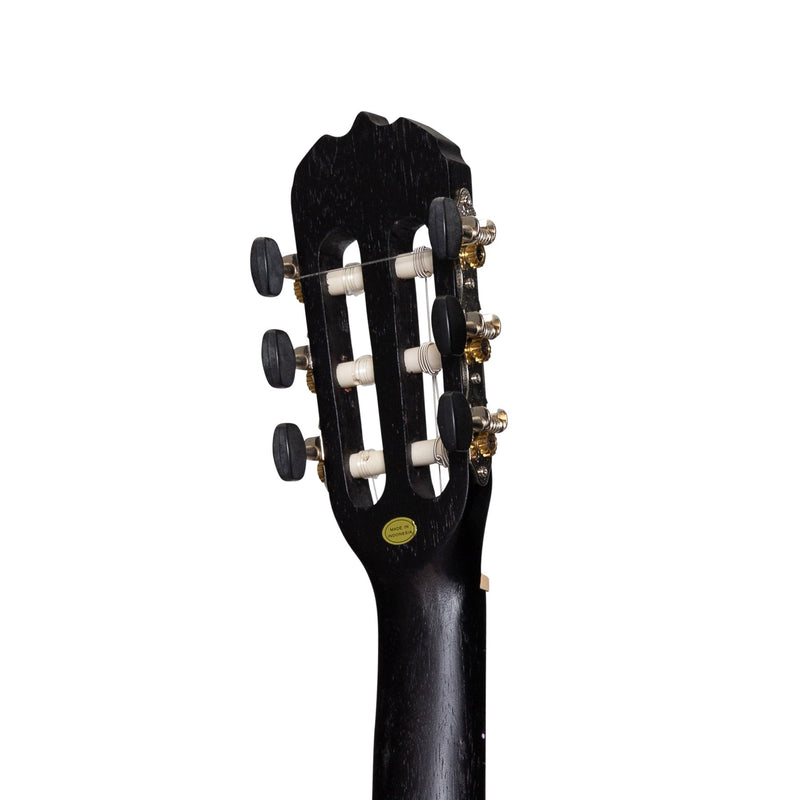 SC-30-BLK-Sanchez 1/4 Size Student Classical Guitar (Black)-Living Music