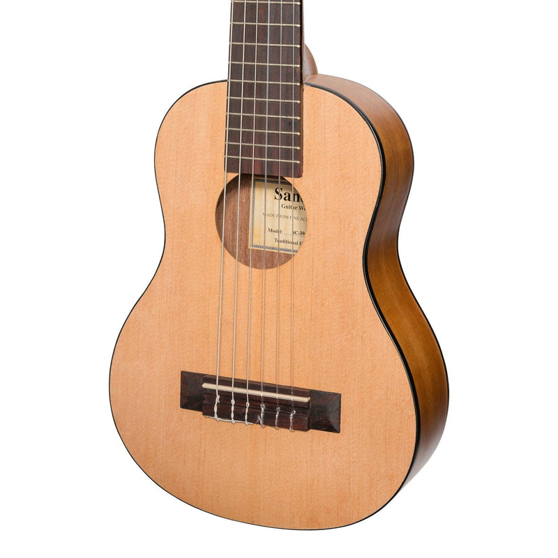 SP-C30-SA-Sanchez 1/4 Size Student Classical Guitar Pack (Spruce/Acacia)-Living Music