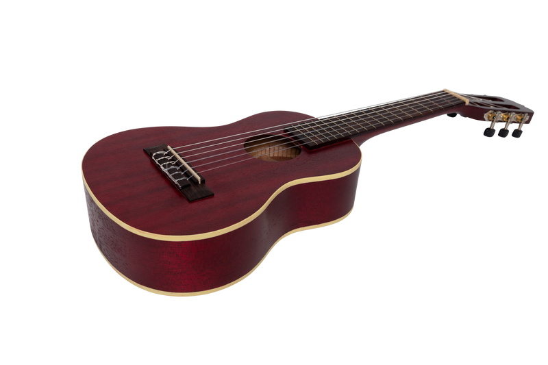 -Sanchez 1/4 Size Student Classical Guitar Pack (Wine Red)-Living Music