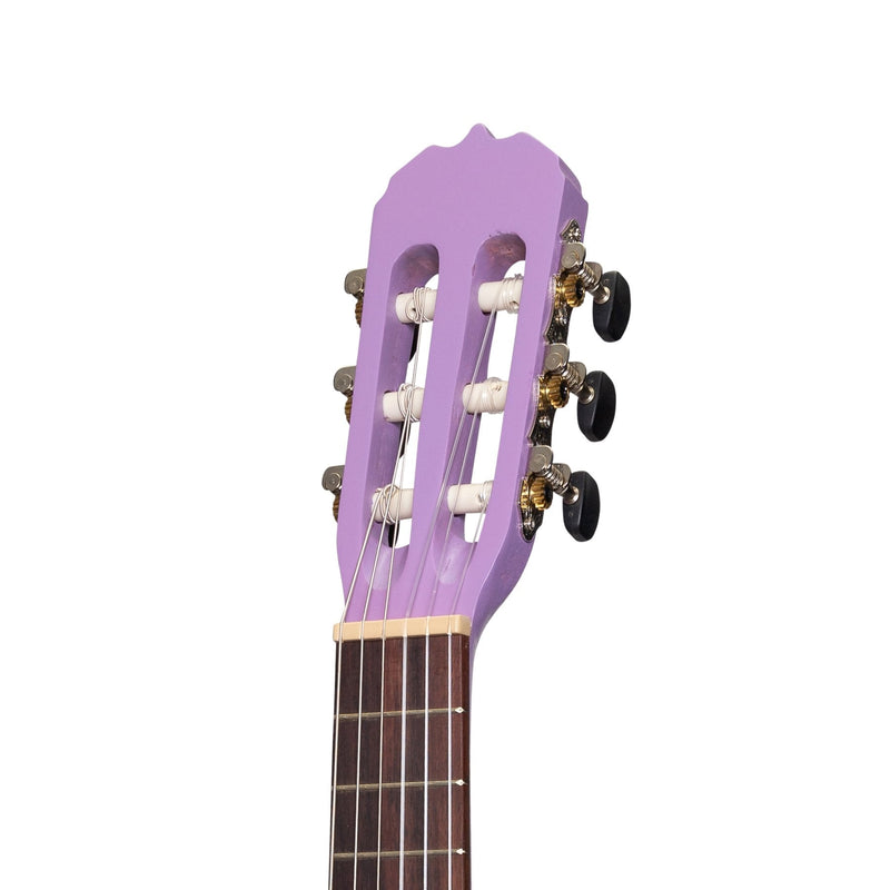 SC-30-PUR-Sanchez 1/4 Size Student Classical Guitar (Purple)-Living Music