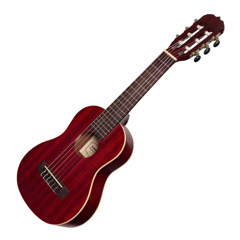 SC-30-WRD-Sanchez 1/4 Size Student Classical Guitar (Wine Red)-Living Music