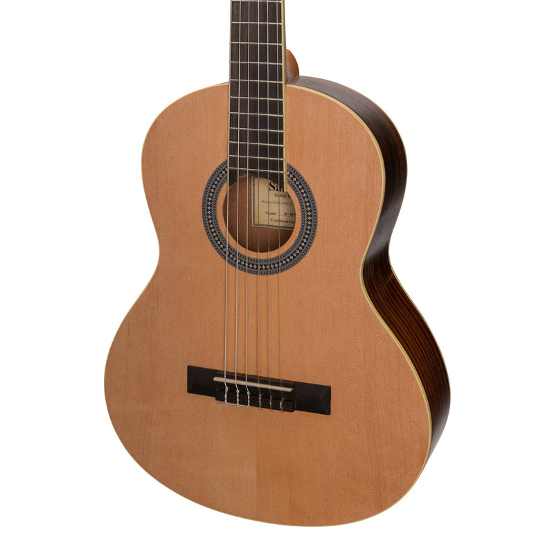 -Sanchez 3/4 Size Student Classical Guitar Gig Bag (Spruce/Rosewood)-Living Music