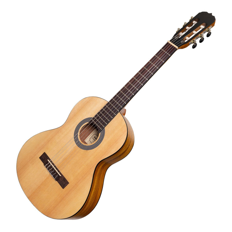 SC-36-SK-Sanchez 3/4 Size Student Classical Guitar (Spruce/Koa)-Living Music