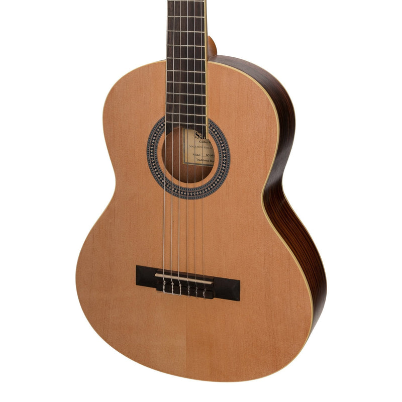 SC-36-SR-Sanchez 3/4 Size Student Classical Guitar (Spruce/Rosewood)-Living Music